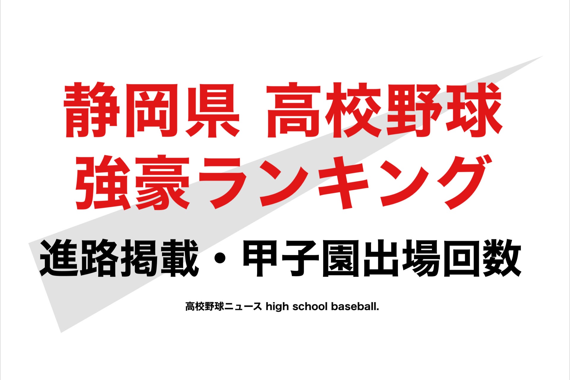 静岡 県 高校 野球 結果